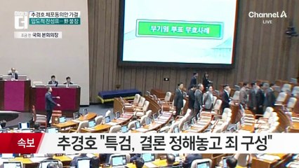 추경호 체포동의안 본회의서 가결…“계엄 해제 표결 방해 혐의”