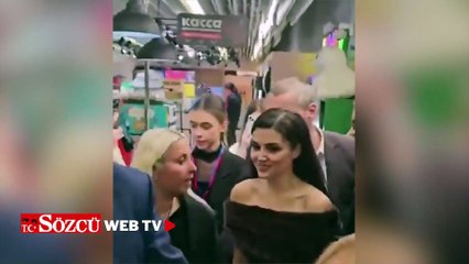 Hande Erçel'den küçük hayranına kaba davranan korumasına sert çıkış