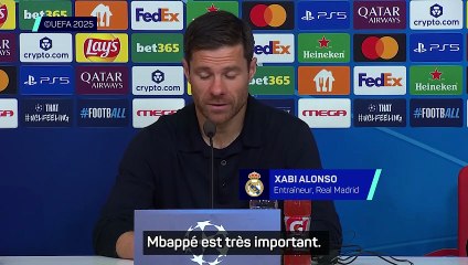 Alonso : « Mbappé est très important, pas seulement pour ses buts » - Foot - Ligue des champions
