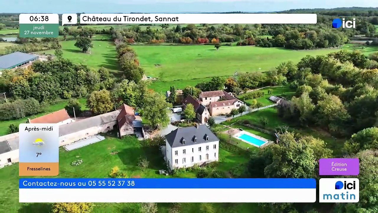 27/11/2025 - ici matin par ici Creuse en vidéo