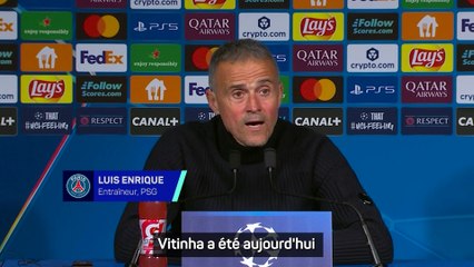 Luis Enrique : "Vitinha a été hors norme"