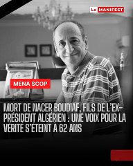 Le Manifest - 🚨 🕊️ Nacer Boudiaf est décédé à 62 ans Le fils de l’ancien président algérien Mohamed Boudiaf est mort à Bruxelles des suites d’un cancer fulgurant. Figure engagée...
