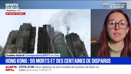 Hong Kong: l'immeuble qui a brûlé était en travaux depuis un an