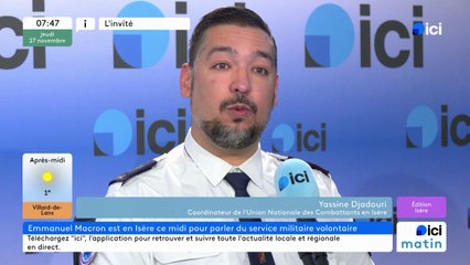 Emmanuel Macron à Varces, pour dessiner les contours du nouveau service militaire volontaire