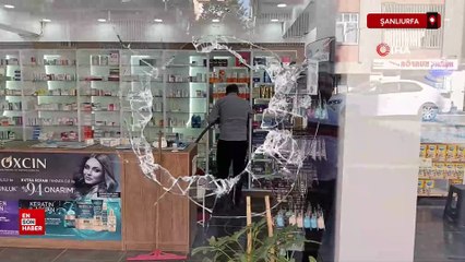 Şanlıurfa'da bir eczaneye gece saatlerinde silahlı saldırı düzenlendi