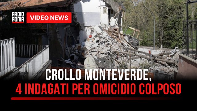 Crollo Monteverde, 4 indagati per omicidio colposo
