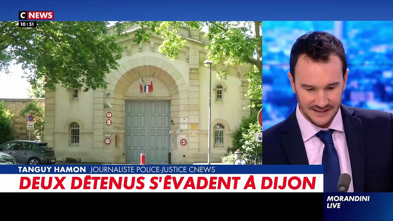 Deux détenus de la prison de Dijon se sont évadés après avoir scié les barreaux de leur cellule respective - Les deux hommes, en quartier disciplinaire, étaient en détention provisoire dans l’attente de leur procès