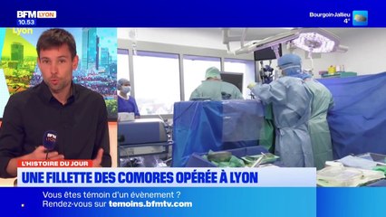 Une fillette originaire des Comores opérée à Lyon grâce à la Chaîne de l'Espoir