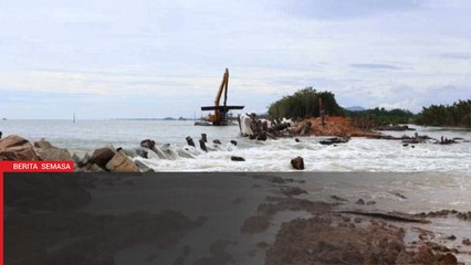 Benteng pantai pecah: Kampung Sungai Berong Laut dilanda banjir lima hari berturut