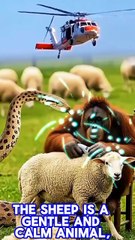 ‎“Gorilla’s Wild Reflexes! Stops Snake Attack While Shearing Sheep 🐍💥🦍”