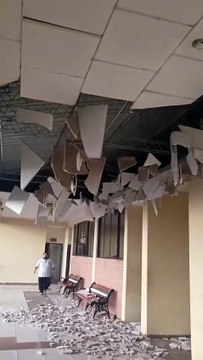 Video: Vientos huracanados e intensas lluvias dejan techos destruidos y árboles caídos en Bermejo