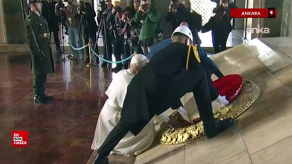 Vatikan Devlet Başkanı Papa 14. Leo, Anıtkabir'i ziyaret etti