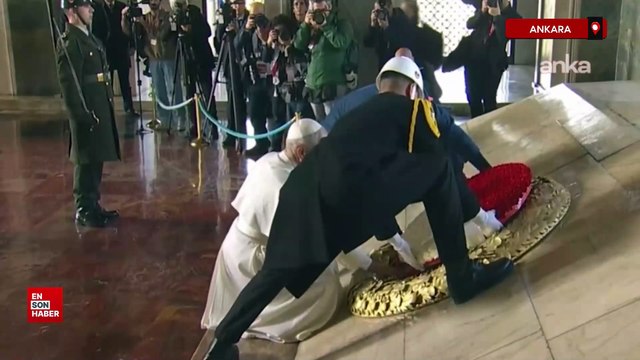 Vatikan Devlet Başkanı Papa 14. Leo, Anıtkabir'i ziyaret etti