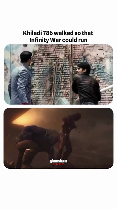 When Khiladi laid the groundwork and Thanos swooped in like, ‘Thanks, I’ll take it from here.’ 😄✨   #glamsham #khiladi786 #thanos #infinitywar #bollywoodmeetsmarvel #memevibes  glamsham, khiladi 786, thanos, infinity war, bollywood meets marvel, meme vib
