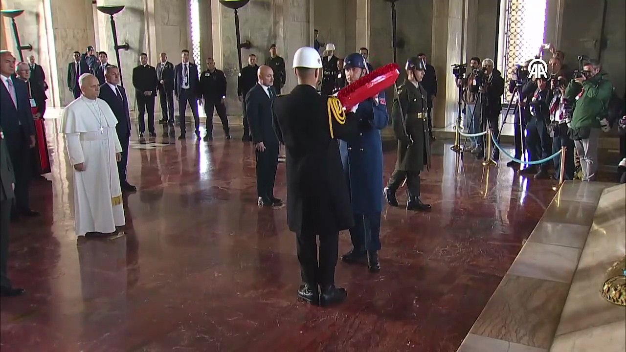 Vatikan Devlet Başkanı Papa 14. Leo, Anıtkabir’i ziyaret etti