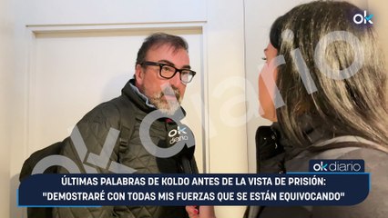 Últimas palabras de Koldo antes de la vista de prisión: “Demostraré con todas mis fuerzas que se están equivocando”