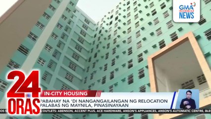 Pabahay na ‘di nangangailangan ng relocation palabas ng Maynila, pinasinayaan | 24 Oras