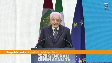 Mattarella "Tema natalità è vitale per il Paese, squilibri producono mutamenti"