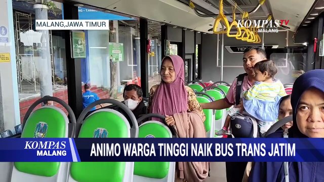 Animo Masyarakat Tinggi Naik Bus Trans Jatim Koridor Malang Raya