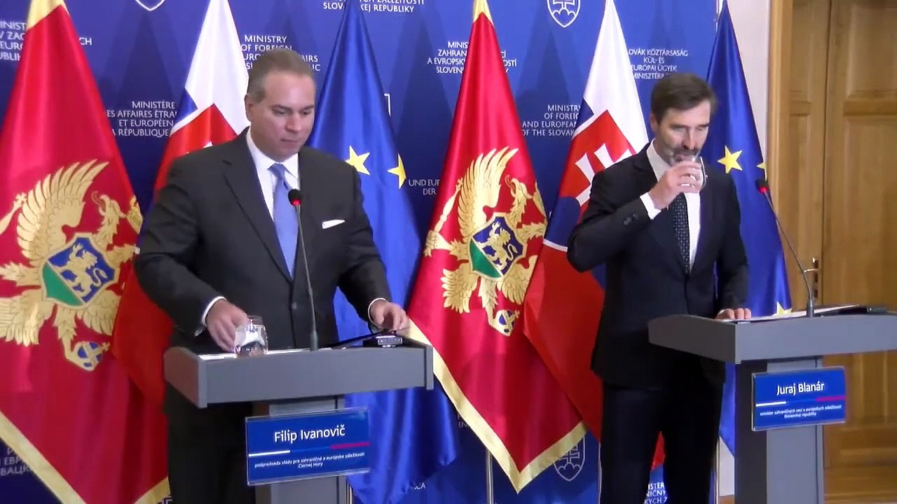 ZÁZNAM: J. Blanár: Čierna Hora robí veľké pokroky v európskej integrácii