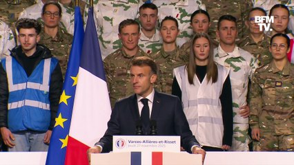 Nouveau service militaire volontaire: le discours d'Emmanuel Macron en intégralité