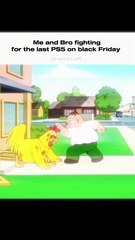 Me and Bro Fighting for the last PS5 on Black Friday