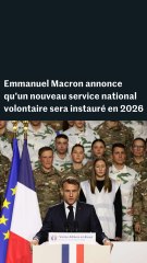 Service militaire volontaire : ce qu’il faut retenir du discours d’Emmanuel Macron