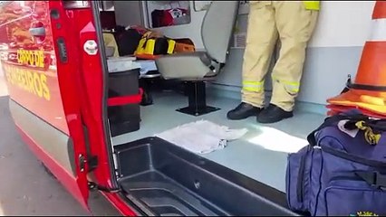 Ciclista fica ferido após colisão com carro no Bairro Santa Felicidade