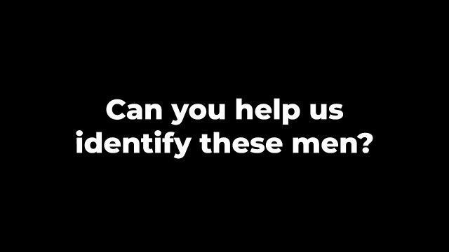 Surrey Police are looking to identify and speak to the two men in these images and this footage.