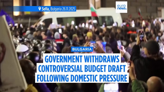 Bulgarian government withdraws 2026 budget draft after mass protests