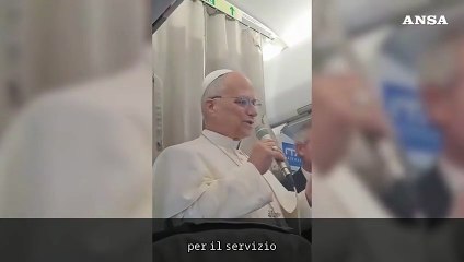 Il Papa in volo verso la Turchia: "Auguri per il Ringraziamento, giorno meraviglioso per celebrarlo"