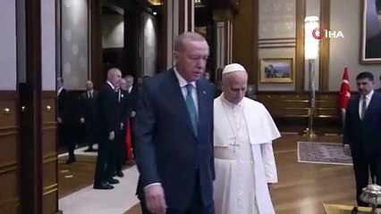Cumhurbaşkanı Erdoğan, Vatikan Devlet Başkanı Papa 14. Leo’yu kabul etti