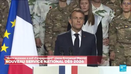 REPLAY - Emmanuel Macron dévoile le nouveau service militaire volontaire