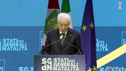 Mattarella: Libertà di avere figli è dovere delle strutture pubbliche