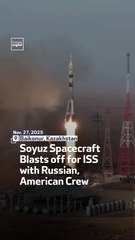 Soyuz Spacecraft Blasts off for ISS with Russian, American Crew