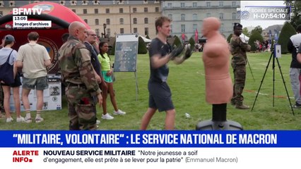 Formation, 800 euros par mois… Voici à quoi ressemblera le nouveau service militaire annoncé par Emmanuel Macron