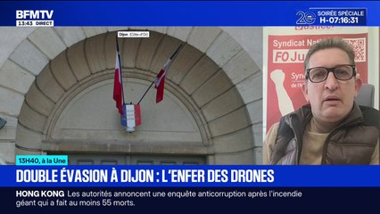 Les deux détenus qui se sont évadés de la prison de Dijon "ont scié les barreaux de leur cellule avec des lames de scie", explique le secrétaire interrégional FO pénitentiaire de Dijon