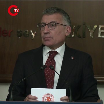 AK Parti Grup Başkanı Abdullah Güler TBMM'de açıklama yapıyor