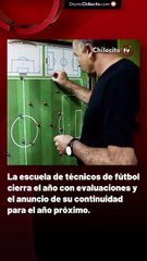 La escuela de técnicos de fútbol cierra el año con evaluaciones y el anuncio de su continuidad para el año próximo.