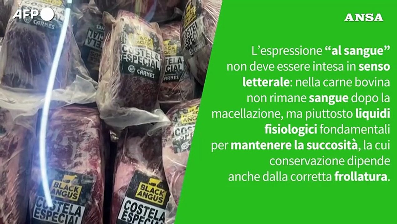 Ansa VERIFIED - E' vero che la carne e' piu' digeribile se al sangue?