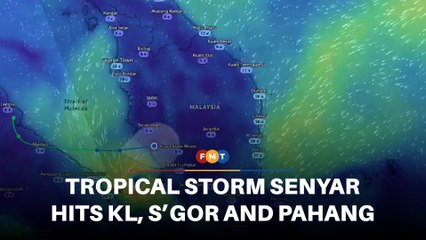 Next 24 hours critical as Tropical Storm Senyar hits KL, Selangor and Pahang