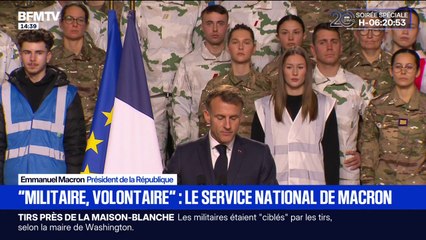 Voici les annonces d'Emmanuel Macron sur le nouveau service militaire volontaire