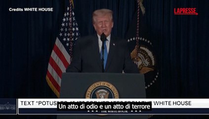 Spari a Washington, Trump: "Un atto di terrore, chi ha sparato pagher? un prezzo altissimo"