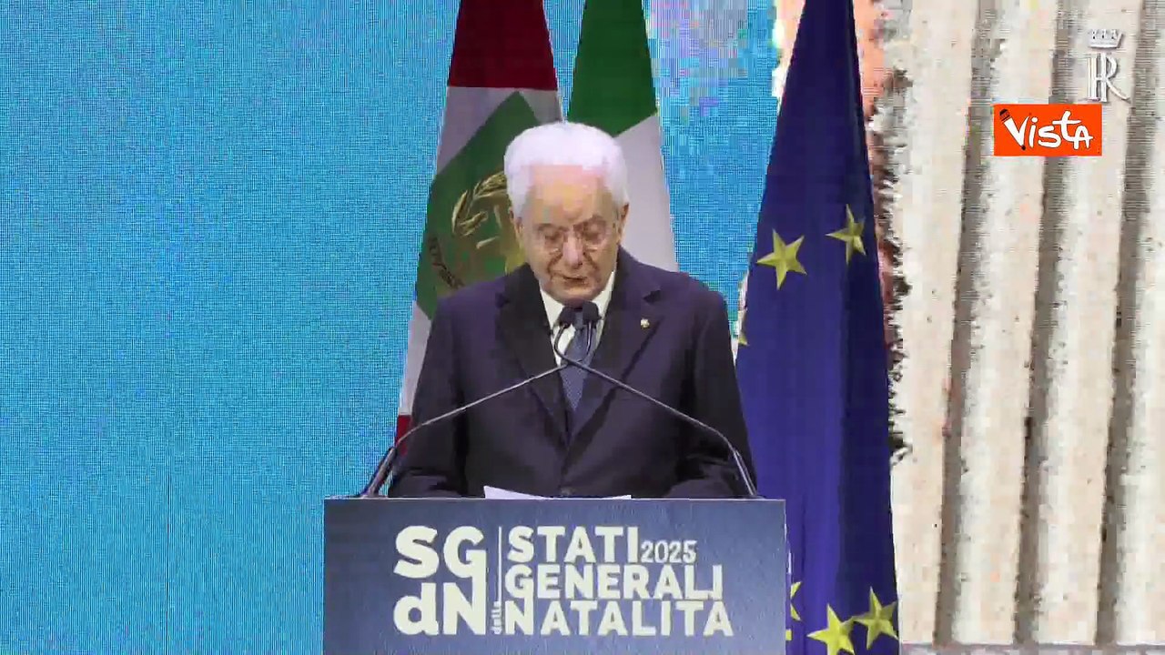 Mattarella a Stati Generali Natalità: Dai migranti contributo prezioso alla nostra società
