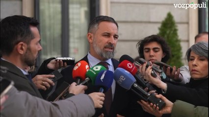 Abascal pide un programa de protección de testigos para Koldo y Ábalos porque "no sabemos de lo que es capaz la mafia de Sánchez"
