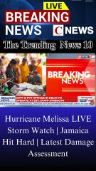 LIVE Update: Melissa Strikes Jamaica | Extreme Weather Conditions & Relief Efforts