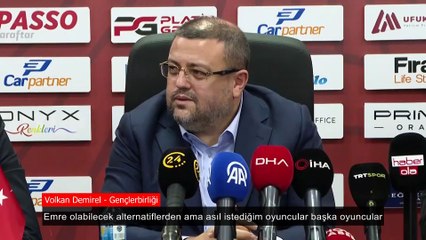 Volkan Demirel: Emre Mor alternatiflerimiz arasında