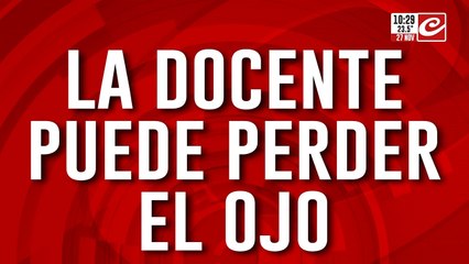 Madre de alumno agredió brutalmente a una maestra a la salida del colegio