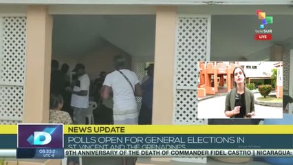 Polls open for general elections in St. Vincent and the Grenadines