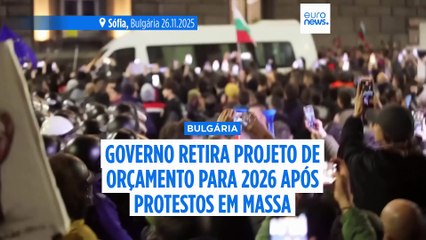 Governo búlgaro retira projeto de orçamento para 2026 após protestos em massa